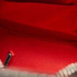 Pre Owned Givenchy Black/Red Leather Small Antigona Satchel