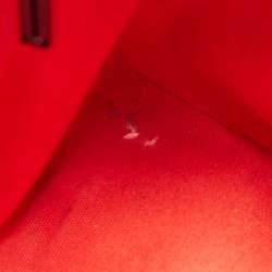 Pre Owned Givenchy Black/Red Leather Small Antigona Satchel