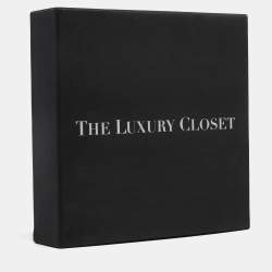 Pre Owned Givenchy Off White/Gold Monogram Canvas Compact Wallet