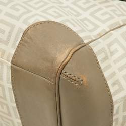 مملوكة مسبقًا Givenchy Grey/Off White Monogram Coated Canvas and Leather Double Zip Tote