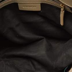 مملوكة مسبقًا Givenchy Grey/Off White Monogram Coated Canvas and Leather Double Zip Tote