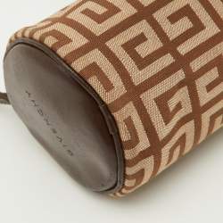 Givenchy Beige/Brown Monogram Canvas and Leather Bag