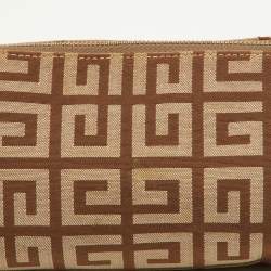 Givenchy Beige/Brown Monogram Canvas and Leather Bag