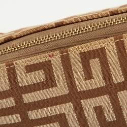 Givenchy Beige/Brown Monogram Canvas and Leather Bag