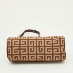 Givenchy Beige/Brown Monogram Canvas and Leather Bag