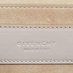 Pre Owned Givenchy Biege Leather Small GV3 Shoulder Bag