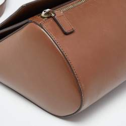 Pre Owned حقيبة جيفنشي باندورا بوكس جلد أبيض متوسطة 