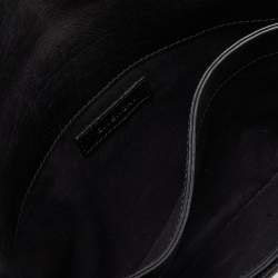 Pre Owned Givenchy Black Leather Medium Antigona Envelope Clutch