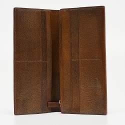 Givenchy Brown Leather Continental Wallet