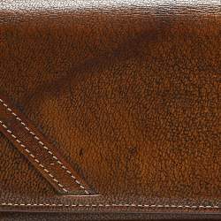 Givenchy Brown Leather Continental Wallet