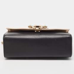 Pre Owned Givenchy Black/Brown Leather Obsedia Shoulder Bag