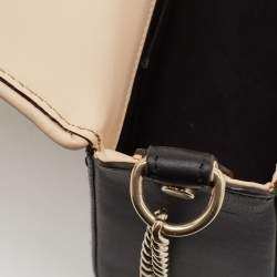 Pre Owned Givenchy Black/Brown Leather Obsedia Shoulder Bag