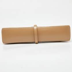 مملوكة مسبقًا Givenchy Cream Glossy Leather Chain Cut Out Bag