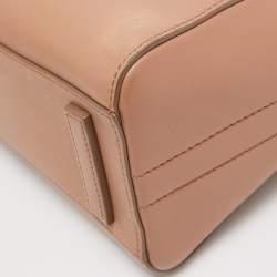 Pre Owned Givenchy Beige Leather Mini Antigona Satchel