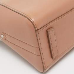 Pre Owned Givenchy Beige Leather Mini Antigona Satchel