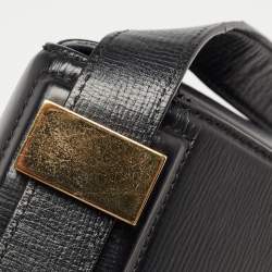 Pre Owned Givenchy Black Leather Pandora Box Shoulder Bag