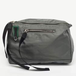 Givenchy Grey/Black Nylon Pandora Top Handle Bag
