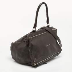 Givenchy Brown Leather Pandora Top Handle Bag