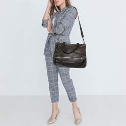 Givenchy Brown Leather Pandora Top Handle Bag