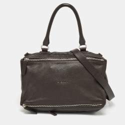 Givenchy Brown Leather Pandora Top Handle Bag