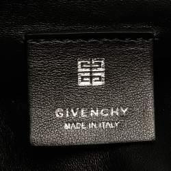 Givenchy Black Leather Kenny Chain Shoulder Bag