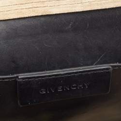 Givenchy Black/White Monogram Coated Canvas and Leather Boston Bag w/Wallet