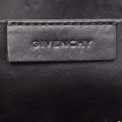 Givenchy Black/White Monogram Coated Canvas and Leather Boston Bag w/Wallet