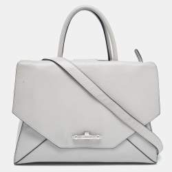 Givenchy Grey Leather Medium Obsedia Tote
