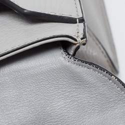 Givenchy Grey Leather Medium Obsedia Tote