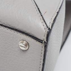 Givenchy Grey Leather Medium Obsedia Tote