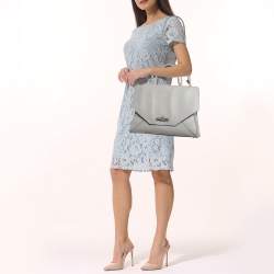 Givenchy Grey Leather Medium Obsedia Tote