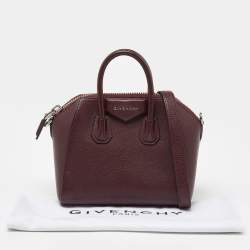 Pre Owned حقيبة ساتشل جيفنشي ميني أنتيغونا جلد بيج