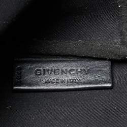 Pre Owned Givenchy Black Bambi Print Coated Canvas and Leather Antigona Shopper Tote