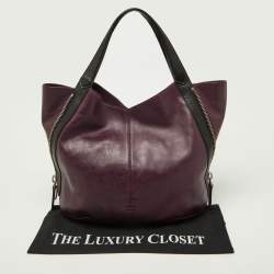 Givenchy Purple/Black Double Sided Zip Hobo