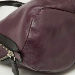 Givenchy Purple/Black Double Sided Zip Hobo