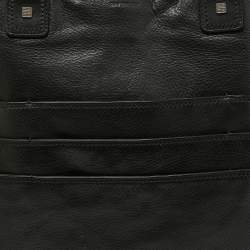 Pre Owned Givenchy Black Leather Shopper Tote