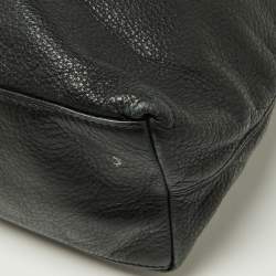 Pre Owned Givenchy Black Leather Shopper Tote
