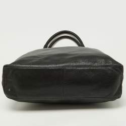 Pre Owned Givenchy Black Leather Shopper Tote