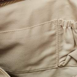 Givenchy Brown Signature Canvas and Patent Leather Tote