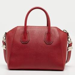 Pre Owned حقيبة جيفنشي أنتيغونا جلد بنفسجي صغيرة