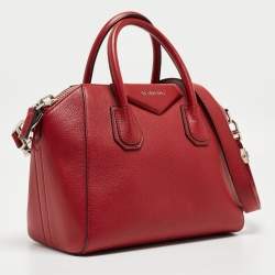 Pre Owned حقيبة جيفنشي أنتيغونا جلد بنفسجي صغيرة