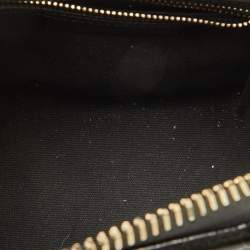 Pre Owned Givenchy Black Glossy Croc Embossed Leather Mini Antigona Satchel