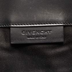 Givenchy Black Python Antigona Envelope Clutch 