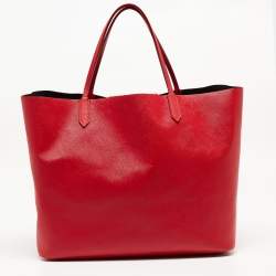 Pre Owned Givenchy Red Leather Large Bambi Antigona Shopper Tote