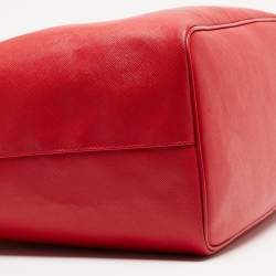 Pre Owned Givenchy Red Leather Large Bambi Antigona Shopper Tote