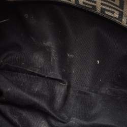 Givenchy Black/Off White Signature Coated Canvas and Patent Leather Hobo