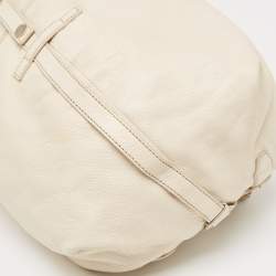 مملوكة مسبقًا Givenchy Light Beige Leather Double Handle Hobo
