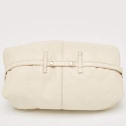 مملوكة مسبقًا Givenchy Light Beige Leather Double Handle Hobo