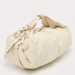 مملوكة مسبقًا Givenchy Light Beige Leather Double Handle Hobo