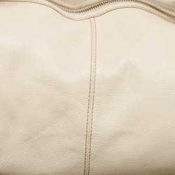 مملوكة مسبقًا Givenchy Light Beige Leather Double Handle Hobo